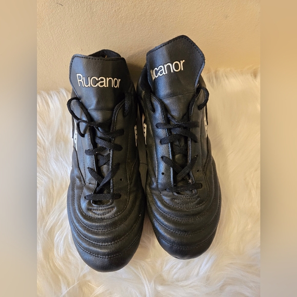 Rucanor Soccer Football Men's Shoe Black & White Size US 11.5 UK 10.5 EUR 45 - Picture 9 of 9